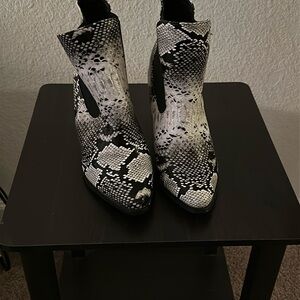 Snakeskin boots